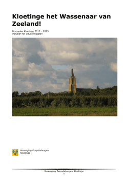 Dorpsplan Kloetinge