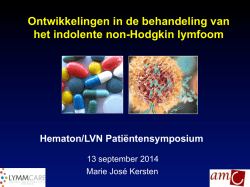 non-Hodgkin lymfomen