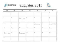 Download van de schoolkalender 2014-215