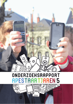 Onderzoeksrapport Apestaartjaren 5