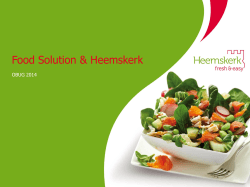 Heemskerk - Ordina Food Solution