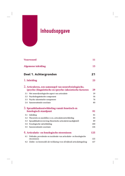 Inhoudsopgave