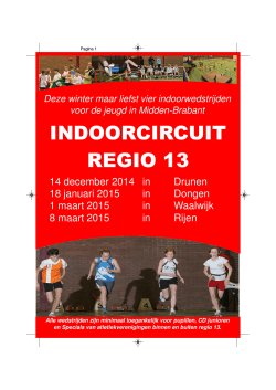 indoor 2015-Lay-out 1 - Atletiekvereniging SPRINT
