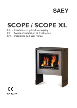 Handleiding van de Saey Scope Xl