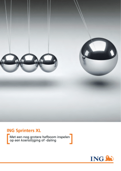 ING Sprinters XL - ING Sprinters, beleggen met benefits