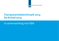 Transparantiebenchmark 2014