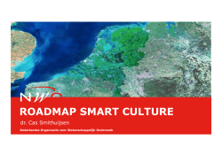 NWO Roadmap Smart Culture