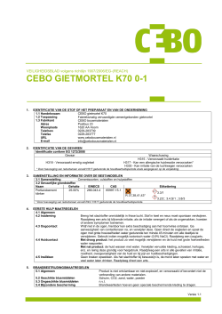 CEBO GIETMORTEL K70 0-1