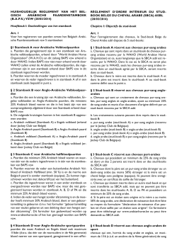 Huishoudelijk Reglement 28.03.2014