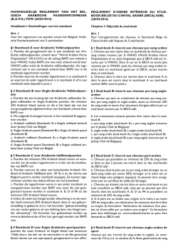 Huishoudelijk Reglement 28.03.2014