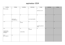 kalender 2014-2015 - de Wingerd Terhagen