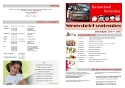 nieuwsbrief_1409 - Basisschool Oudenbos