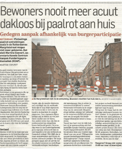 Bewoners dakloos hij paaert