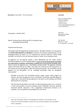 Download de uitnodigingsbrief van Drielse Wetering in Zaandam