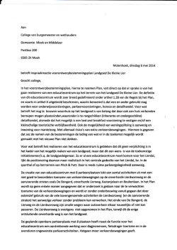 Inspraakreactie buurtbewoners 1