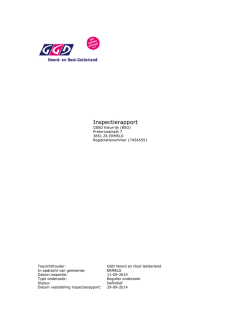 Inspectierapport - CKO