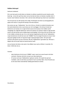 Hebbes letterspel