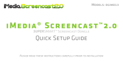 iMedia&reg; Screencast&trade;2.0