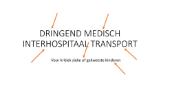 DRINGEND MEDISCH INTERHOSPITAAL TRANSPORT