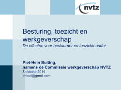 nvtz Besturing, toezicht en werkgeverschap