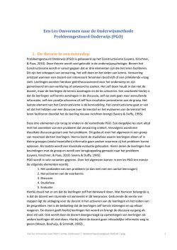 Een Les Omvormen naar PGO - Wetenschapsknooppunt ZH