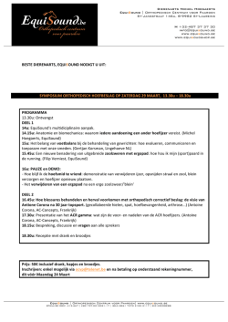 2014 maart symposium dierenartsen