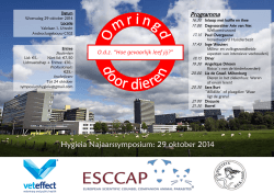 Hygieia Najaarssymposium: 29 oktober 2014