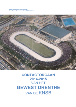 Contact Orgaan - KNSB Drenthe