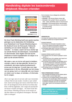 Handleiding - Anne Frank in de klas