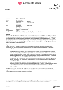 Interne memo - Gemeente Breda