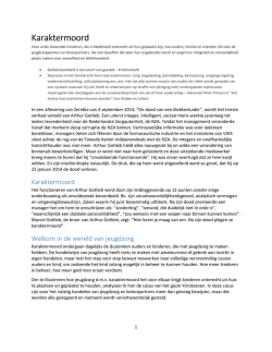 Karaktermoord - Humanisering van de Jeugdzorg