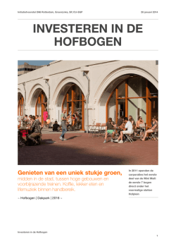 INVESTEREN IN DE HOFBOGEN