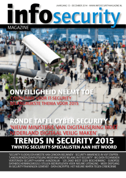 TRENDS IN SECURITY 2015 - Infosecurity Magazine