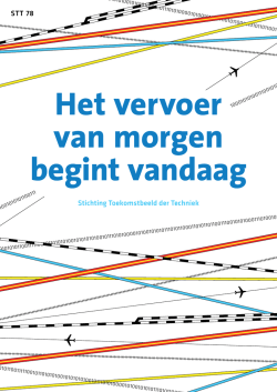 Het vervoer van morgen begint vandaag