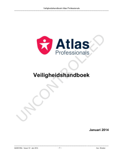 Algemeen veiligheid - Atlas Professionals