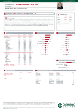 CARMIGNAC Investissement A EUR acc
