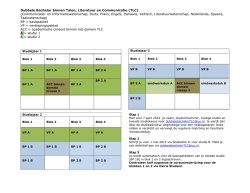 Page 1 Studiejaar 1 Blok 1 Blok 2 Blok 3 Blok 4 BP 1 A BP 1 A BP 1