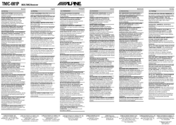 Page 1 Page 2 TM P RDS-TMC Receiver Prinbld In Gumun Antenna