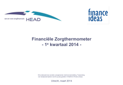 Financiële Zorgthermometer Q1 2014