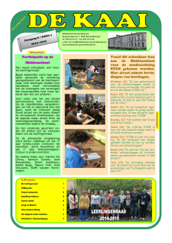 editie - Middenschool Geraardsbergen