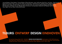During Dutch Design Week 18/10 - 28/10/2014
