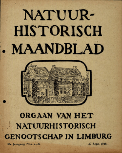 1948-07 08 - Natuurhistorisch Genootschap in Limburg