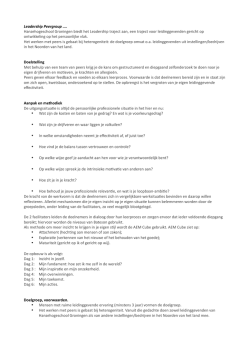 Download Programma Leadership peergroups