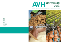 jaarverslag 2013 - Stichting Bedrijfspensioenfonds voor de Agrarische