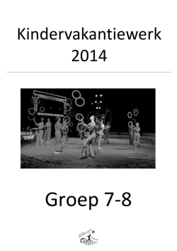 Info Groep 7-8