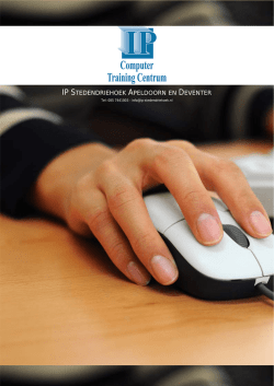 Download - IP Computer Training Centrum Apeldoorn