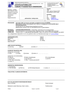 Tumorcytogenetisch onderzoek