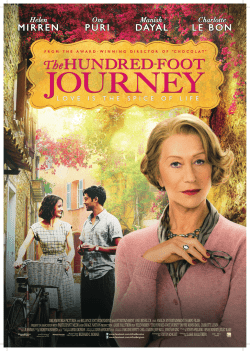Downloade hier de Hundred Foot Journey Poster