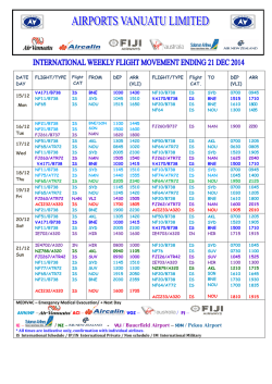 International SKED - Vanuatu Luxury Holiday Homes