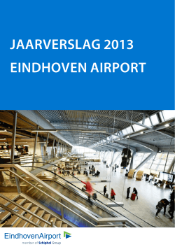 Jaarverslag 2013 eindhoven airport